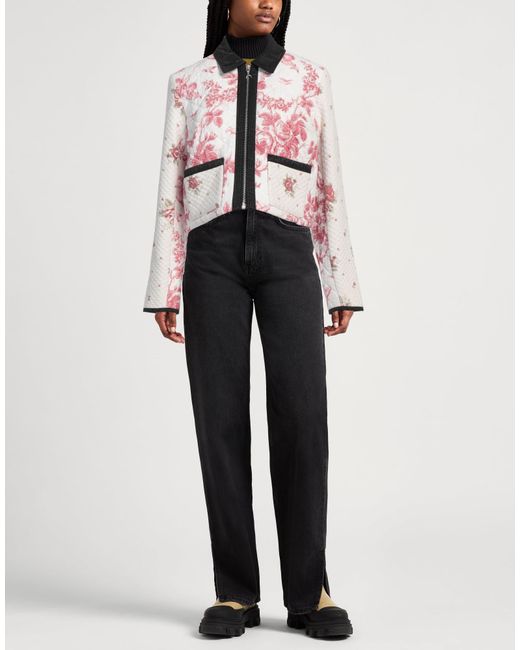 MARINE SERRE Pink Jacket Cotton, Polyester