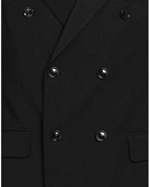 Liu Jo Black Blazer Polyester, Viscose, Elastane for men