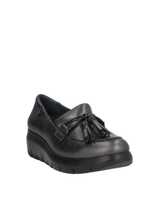 Stonefly Gray Charcoal Loafers Synthetic Fibers