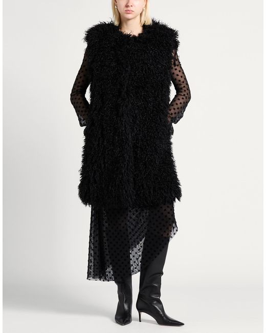 Just Cavalli Black Shearling & Teddy