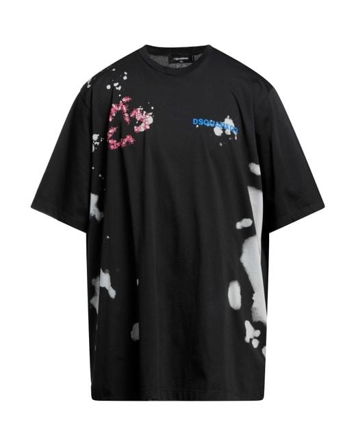 DSquared² Black T-shirt for men