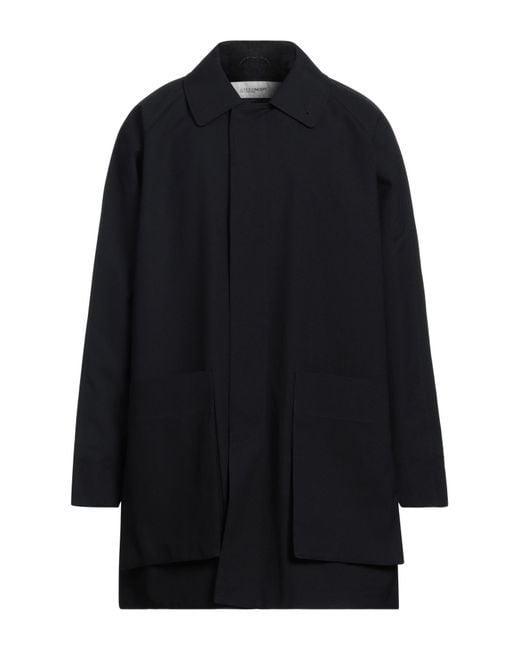 Adhoc Blue Overcoat & Trench Coat for men