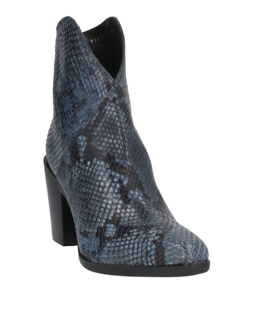 Pons Quintana Blue Ankle Boots