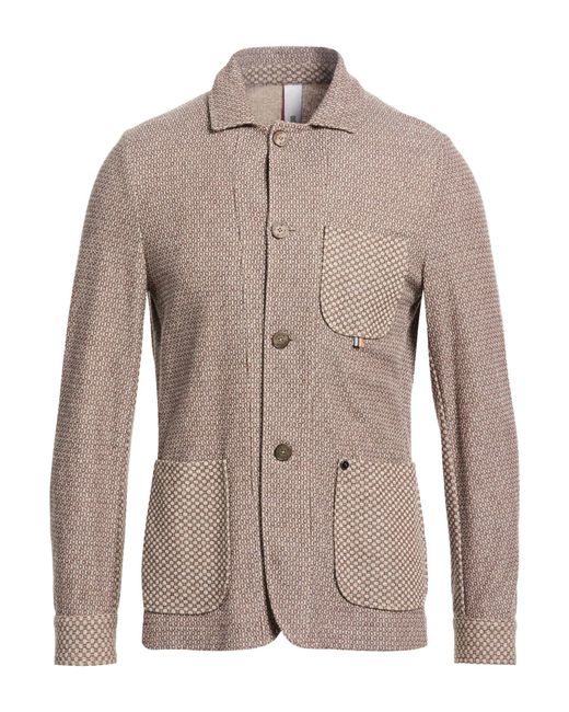 DISTRETTO 12 Brown Blazers for men