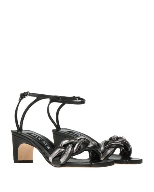 Sergio Rossi Black Sandals