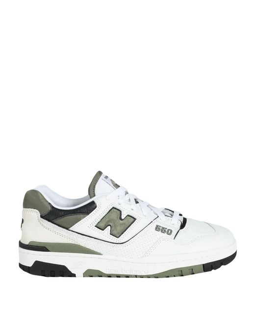 New Balance White 550 Sneakers for men