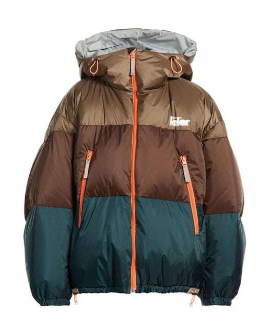 Kolor Green Puffer Nylon, Polyester for men
