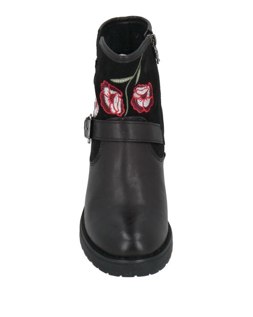 Xti Black The Perfect Pair Ankle Boots Tele Fibers