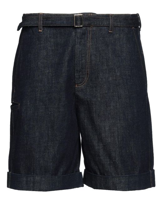 Emporio Armani Blue Denim Shorts for men