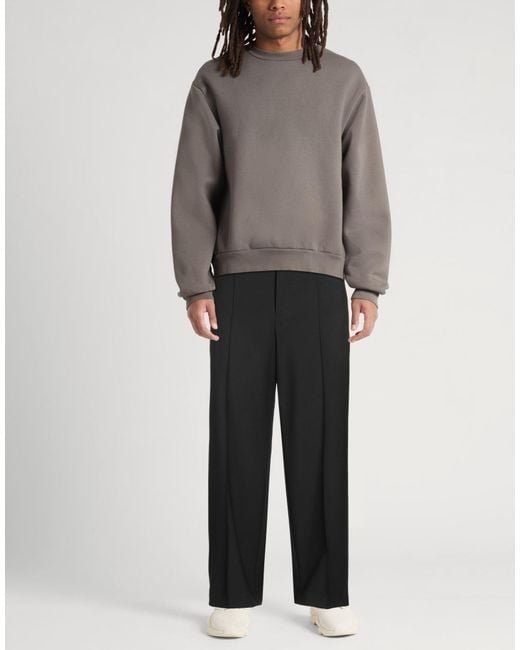 Helmut Lang Black Pants Polyester, Virgin Wool, Elastane for men