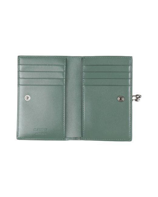 Jil Sander Green Wallet Leather