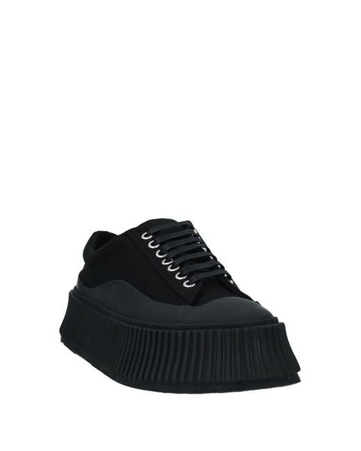 Jil Sander Black Sneakers