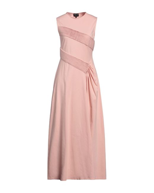 Vestido largo Giorgio Armani de color Pink