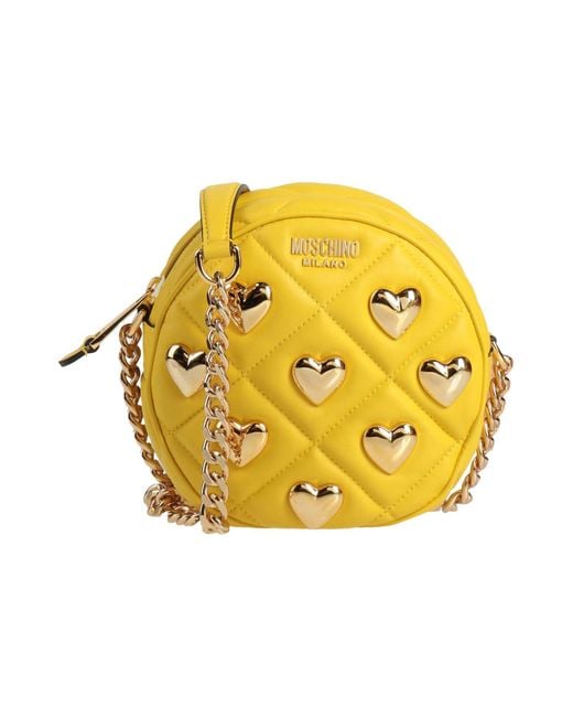 Borse A Tracolla di Moschino in Yellow