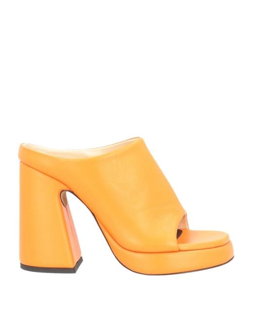Proenza Schouler Orange Sandals