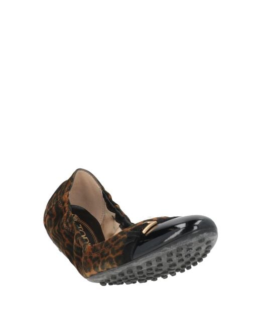 Tod's Brown Ballet Flats