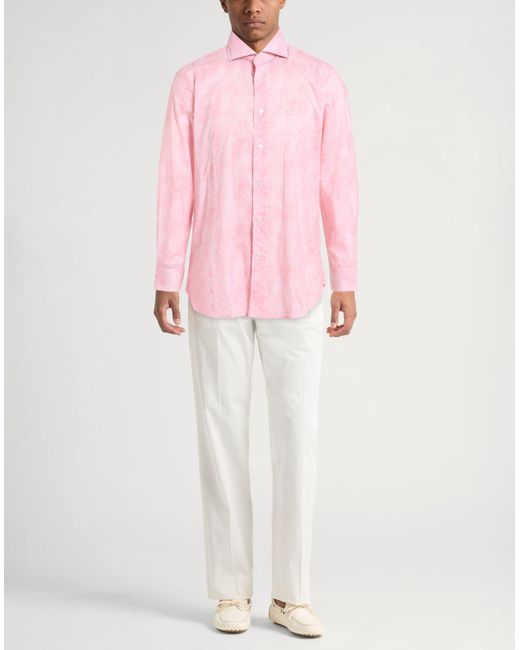 Fedeli Pink Shirts for men