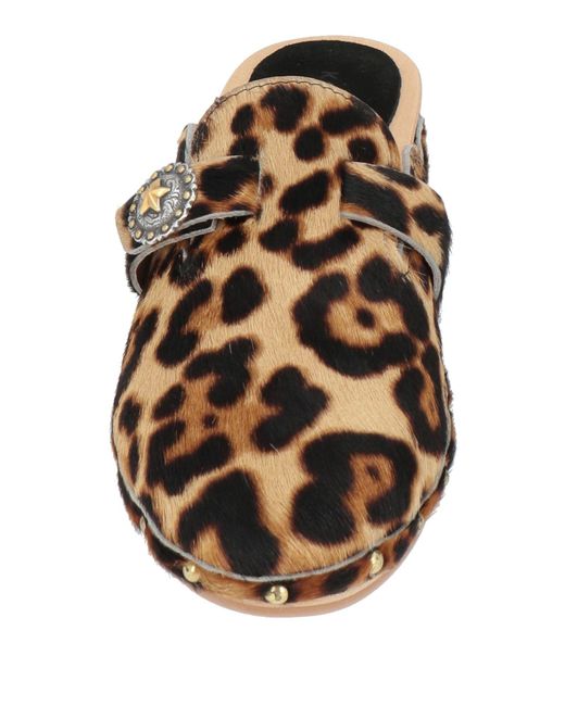 KATE CATE Brown Mules & Clogs Leather