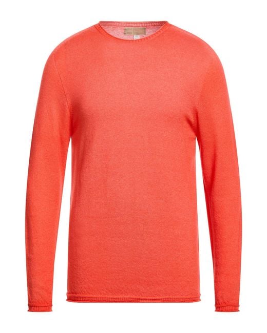 120% Lino Red Sweaters for men