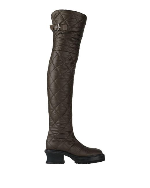 Agl Attilio Giusti Leombruni Green Boot Textile Fibers