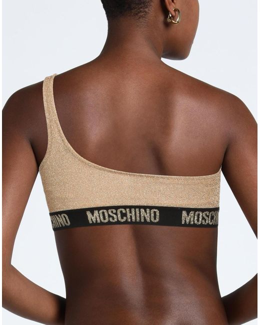 Moschino Natural Bikini-Oberteil