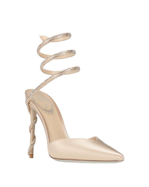 Decolletes di Rene Caovilla in Metallic