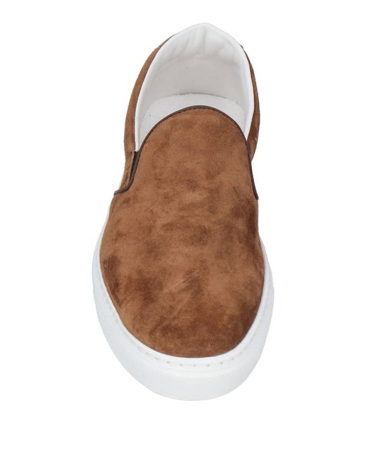 Doucal's Brown Sneakers Leather for men