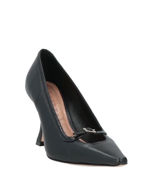 Vicenza Black Pumps Calfskin