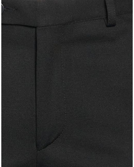 DIGEL Black Pants Viscose, Polyester, Elastane for men