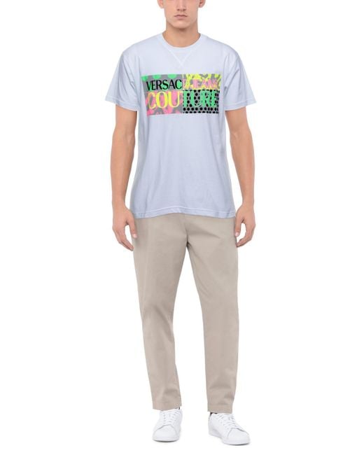 Versace Jeans Couture White T-Shirt Cotton for men