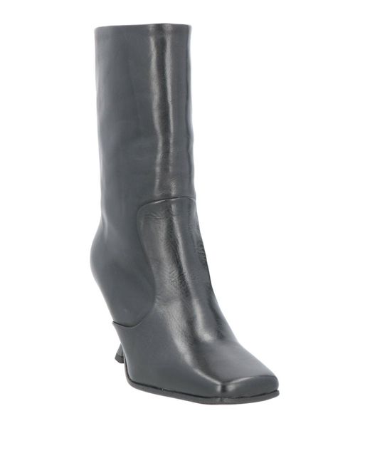 Scaglione Gray Ankle Boots