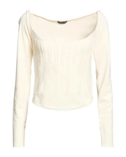 Mugler White T-Shirts