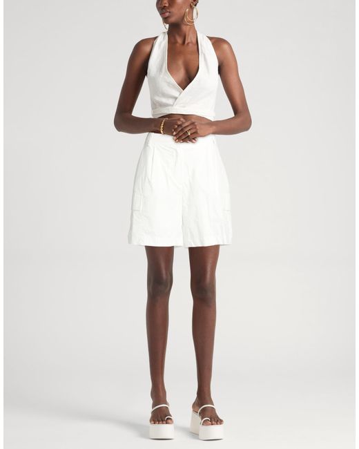 Kaos White Shorts & Bermuda Shorts