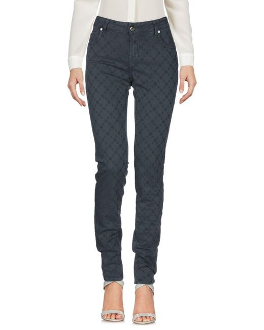 Jacob Cohen Blue Pants Cotton, Elastane