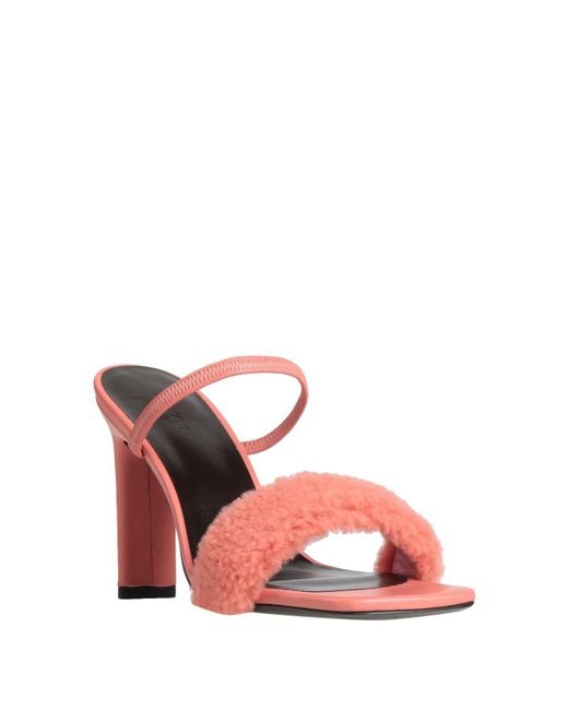 By Far Pink Sandals