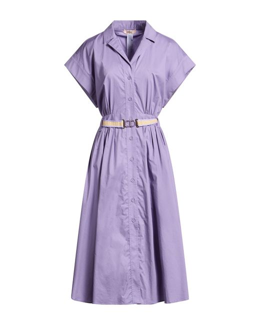 Twinset Purple Midi Dresses