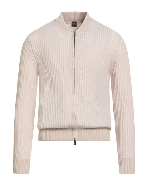 Fedeli Strickjacke in White für Herren