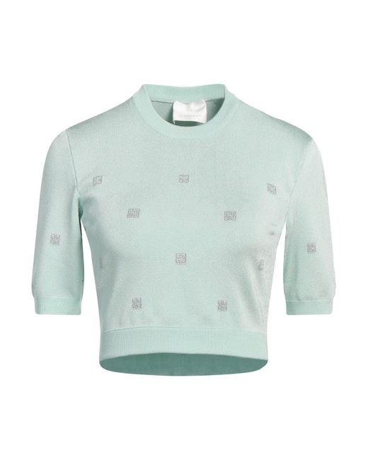 Givenchy Blue Sweater Viscose, Polyester, Polyamide, Metallic Polyester, Elastane