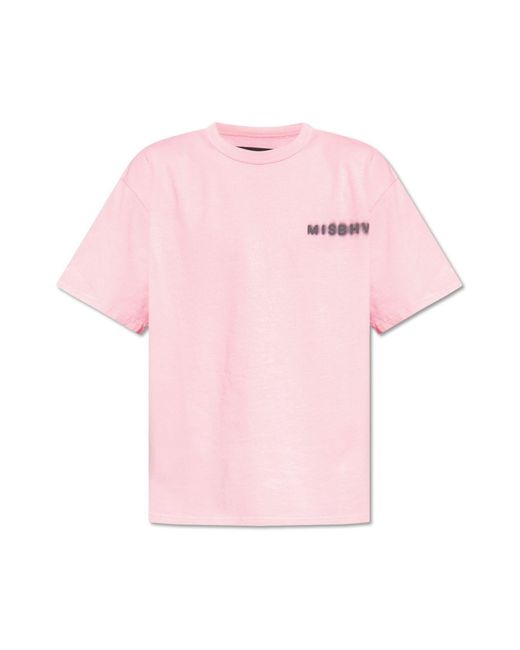 M I S B H V T-shirts in Pink für Herren