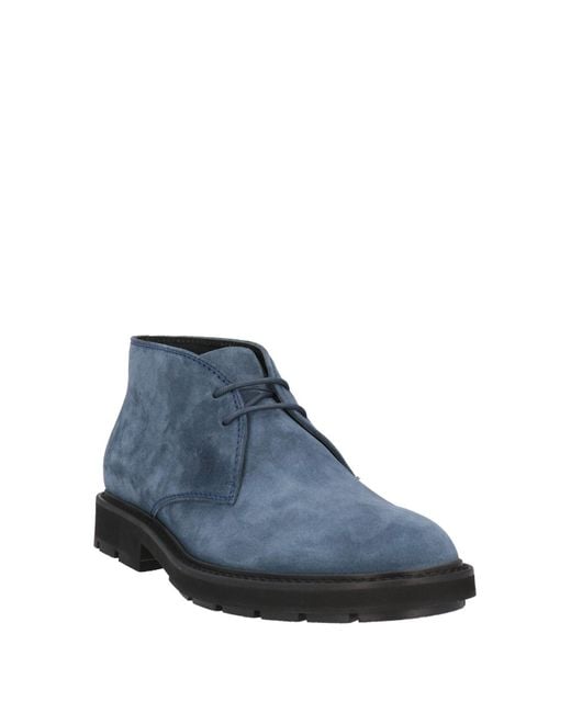 Tod's Blue Ankle Boots for men