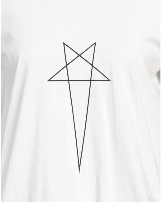 Rick Owens White T-shirts
