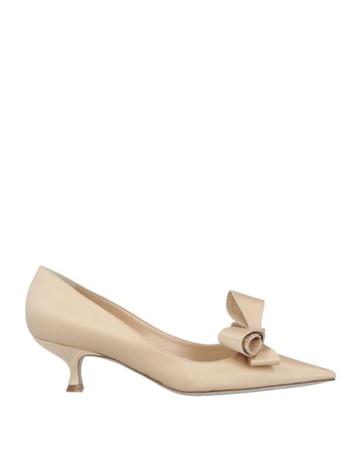 Rene Caovilla Natural Pumps
