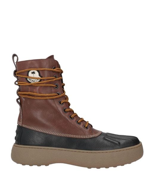 TOD'S x 8 MONCLER PALM ANGELS Brown Ankle Boots for men