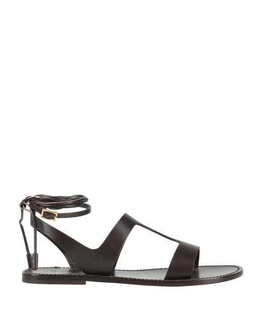 Weekend by Maxmara Brown Sandals Leather