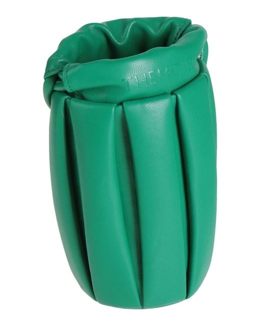THEMOIRÈ Green Cross-Body Bag Textile Fibers