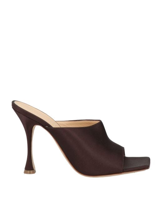 Magda Butrym Brown Sandals Textile Fibers