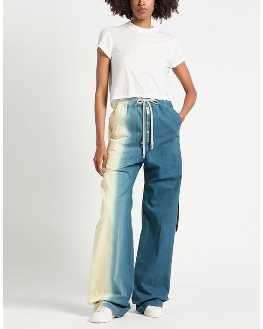 Rick Owens White T-Shirt Cotton