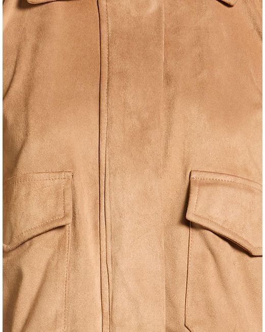 Siste's Natural Camel Jacket Polyester, Elastane