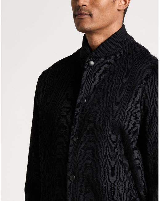 PT Torino Black Jacket Cotton, Elastane for men
