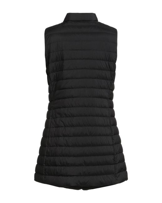 Moorer Black Vest Polyamide, Polyurethane